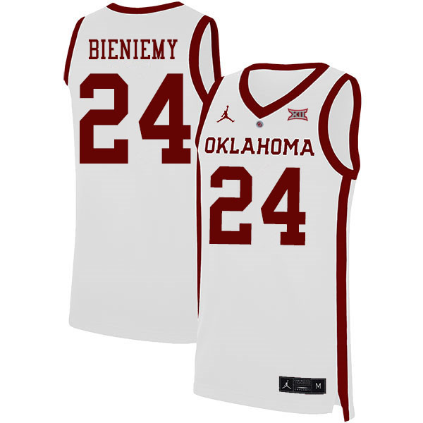 Oklahoma Sooners #24 Jamal Bieniemy College Basketball Jerseys Sale-White
